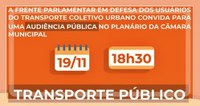 Audiência Pública sobre Transporte Coletivo .